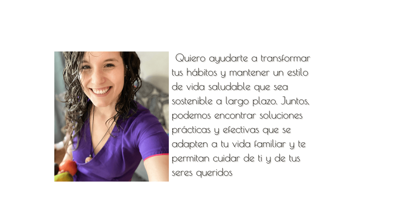 Betsabé, nutricionista y mamá